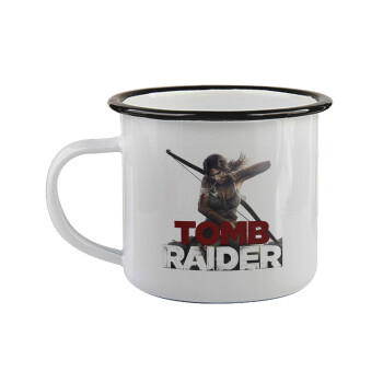 Tomb raider, Κούπα εμαγιέ με μαύρο χείλος 360ml