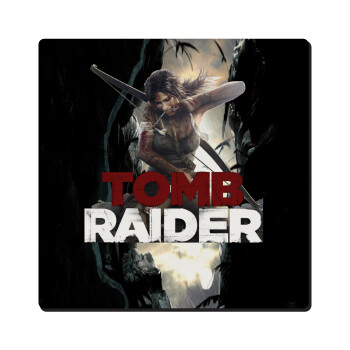 Tomb raider, Τετράγωνο μαγνητάκι ξύλινο 6x6cm