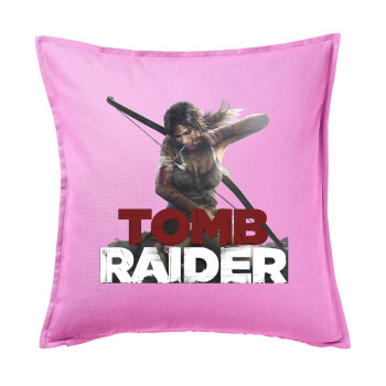 Tomb raider, Sofa cushion Pink 50x50cm includes filling