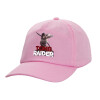 Adult Baseball Cap, 100% Cotton, PINK (COTTON, ADULT, UNISEX, ONE SIZE)