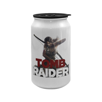 Tomb raider, Κούπα ταξιδιού μεταλλική με καπάκι (tin-can) 500ml