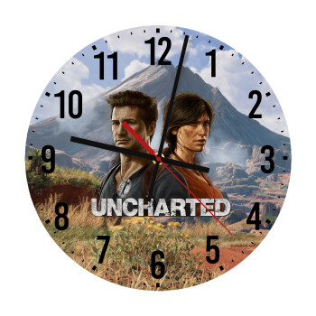 Uncharted, Ρολόι τοίχου ξύλινο (30cm)