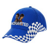 Adult Ultimate BLUE RACING Cap, (100% COTTON DRILL, ADULT, UNISEX, ONE SIZE)