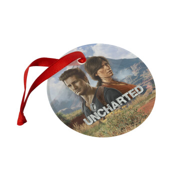 Uncharted, Christmas ornament glass 9cm