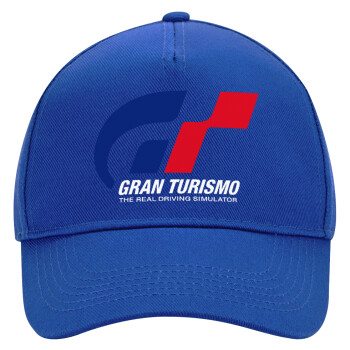 gran turismo, Καπέλο Ενηλίκων Ultimate ΜΠΛΕ, (100% ΒΑΜΒΑΚΕΡΟ DRILL, ΕΝΗΛΙΚΩΝ, UNISEX, ONE SIZE)