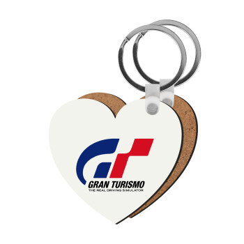 gran turismo, Μπρελόκ Ξύλινο καρδιά MDF