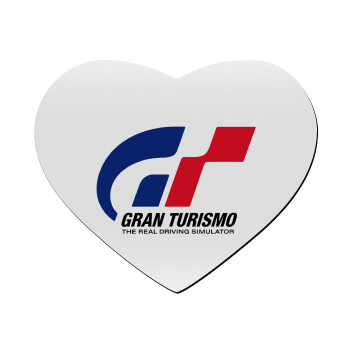 gran turismo, Mousepad heart 23x20cm