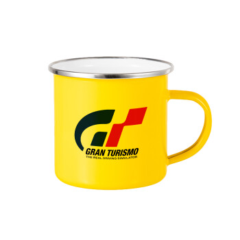 gran turismo, Yellow Enamel Metallic Cup 360ml