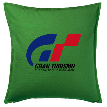 gran turismo, Sofa cushion Green 50x50cm includes filling