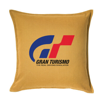 gran turismo, Sofa cushion YELLOW 50x50cm includes filling