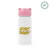 Pink stainless steel thermal flask, 320ml