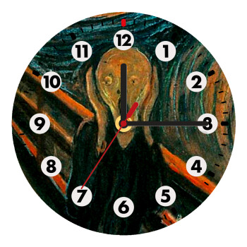 The Scream, Ρολόι τοίχου ξύλινο (20cm)