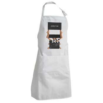 Director, Adult Chef Apron (with sliders and 2 pockets)