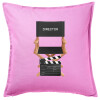 Sofa cushion Pink 50x50cm includes filling