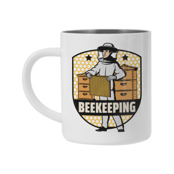 Beekeeping, Mug Stainless steel double wall 450ml