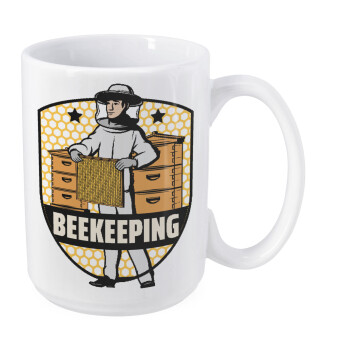 Beekeeping / Μελισσοκόμος, Κούπα Mega, κεραμική, 450ml