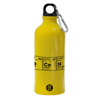 Chemical table your text, Water bottle 600ml