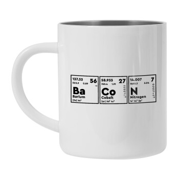 Chemical table your text, Mug Stainless steel double wall 450ml