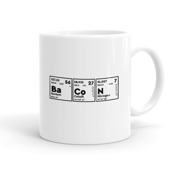 Chemical table your text, Ceramic coffee mug, 330ml (1pcs)