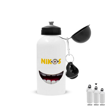 The minions, Metal water bottle, White, aluminum 500ml