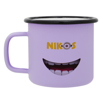 The minions, Κούπα Μεταλλική εμαγιέ ΜΑΤ Light Pastel Purple 360ml