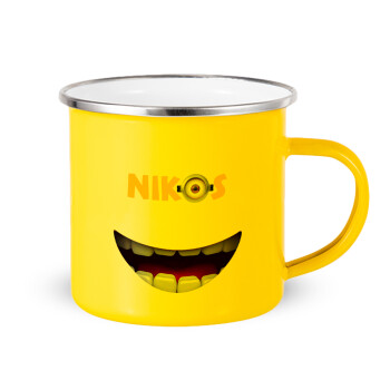 The minions, Yellow Enamel Metallic Cup 360ml