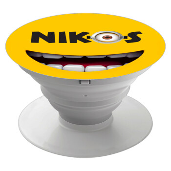 The minions, Phone Holders Stand  Λευκό Βάση Στήριξης Κινητού στο Χέρι