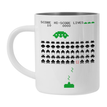 Space invaders, Mug Stainless steel double wall 300ml