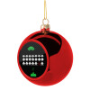 Christmas tree ball Red 8cm