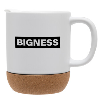 BIGNESS, Ceramic coffee mug Cork (MAT), 330ml (1pcs)