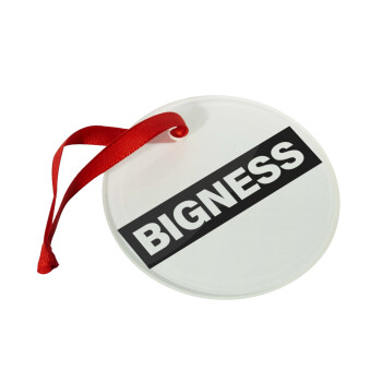 BIGNESS, Christmas ornament glass 9cm