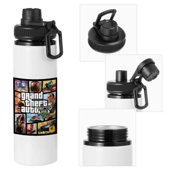 GTA V, Metal water bottle with safety cap, aluminum 850ml