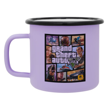 GTA V, Κούπα Μεταλλική εμαγιέ ΜΑΤ Light Pastel Purple 360ml