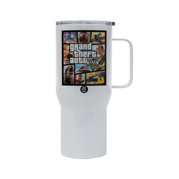 GTA V, Mega Stainless steel Tumbler with lid, double wall 750L