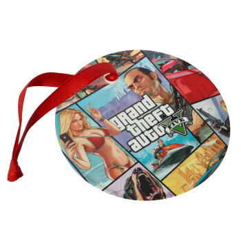 GTA V, Christmas ornament glass 9cm