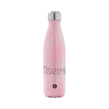 The Doors, Metal mug thermos Pink Iridiscent (Stainless steel), double wall, 500ml