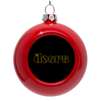 The Doors, Red Christmas tree ornament bauble 8cm