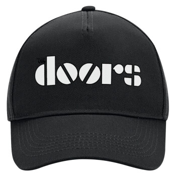 The Doors, Καπέλο Ενηλίκων Ultimate ΜΑΥΡΟ, (100% ΒΑΜΒΑΚΕΡΟ DRILL, ΕΝΗΛΙΚΩΝ, UNISEX, ONE SIZE)