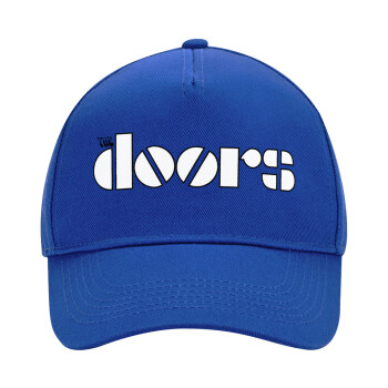 The Doors, Ultimate Adult Hat BLUE, (100% COTTON DRILL, ADULT, UNISEX, ONE SIZE)