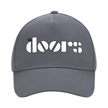 The Doors, Ultimate Adult Hat Grey, (100% COTTON DRILL, ADULT, UNISEX, ONE SIZE)