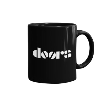 The Doors, Mug black, ceramic, 330ml