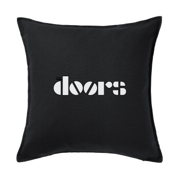 The Doors, Sofa cushion black 50x50cm includes filling