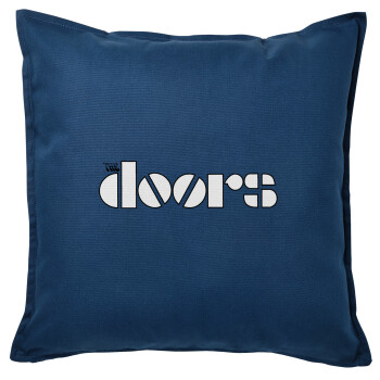 The Doors, Sofa cushion Blue 50x50cm includes filling