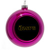 Purple Christmas tree ornament bauble 8cm