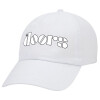 Adult Baseball Cap White 5-panel (POLYESTER, ADULT, UNISEX, ONE SIZE)