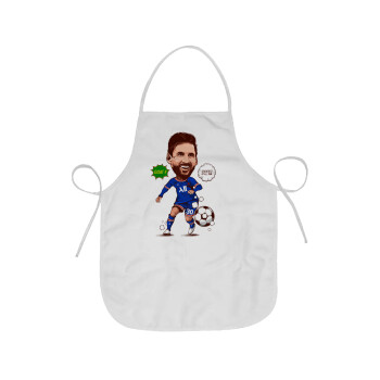 Lionel Messi drawing, Chef Apron Short Full Length Adult (63x75cm)