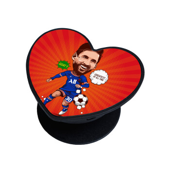 Lionel Messi drawing, Phone Holders Stand  καρδιά Μαύρο Βάση Στήριξης Κινητού στο Χέρι