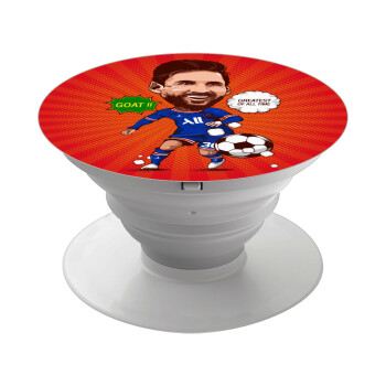 Lionel Messi drawing, Phone Holders Stand  White Hand-held Mobile Phone Holder
