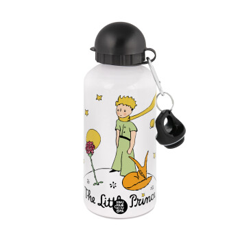 The Little prince classic, Metal water bottle, White, aluminum 500ml