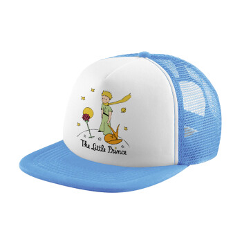 The Little prince classic, Καπέλο παιδικό Soft Trucker με Δίχτυ ΓΑΛΑΖΙΟ/ΛΕΥΚΟ (POLYESTER, ΠΑΙΔΙΚΟ, ONE SIZE)